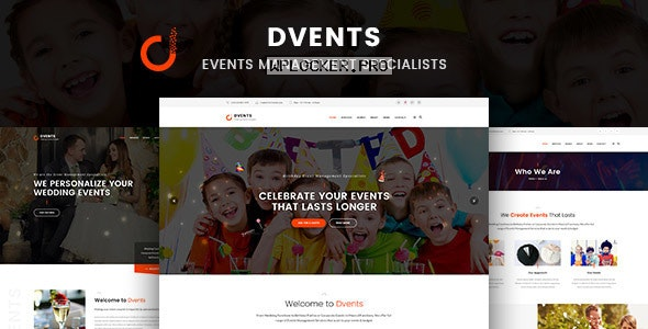 Dvents v1.2.7 – Events Management Companies and Agencies WordPress Theme