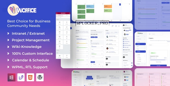 Woffice v5.2.0 – Intranet/Extranet WordPress Theme