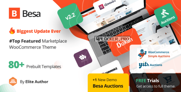 Besa v2.2.17 – Elementor Marketplace WooCommerce Theme