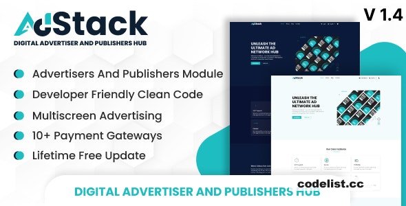 AdStack v1.4 – Digital Advertiser and Publishers Hub